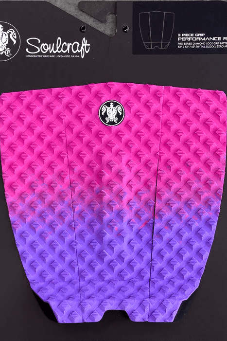 SOULCRAFT Performance Wake Surf Traction Kit Pink:Purple-2