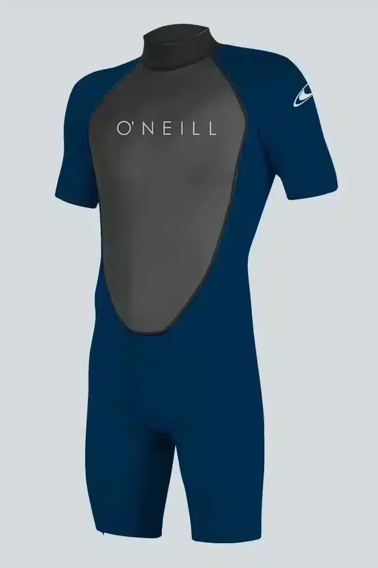 O'NEILL - Men Reactor 2 2mm Back Zip S/S Springsuit - Dark Blue - Premium wetsuit for ultimate comfort and performance.
