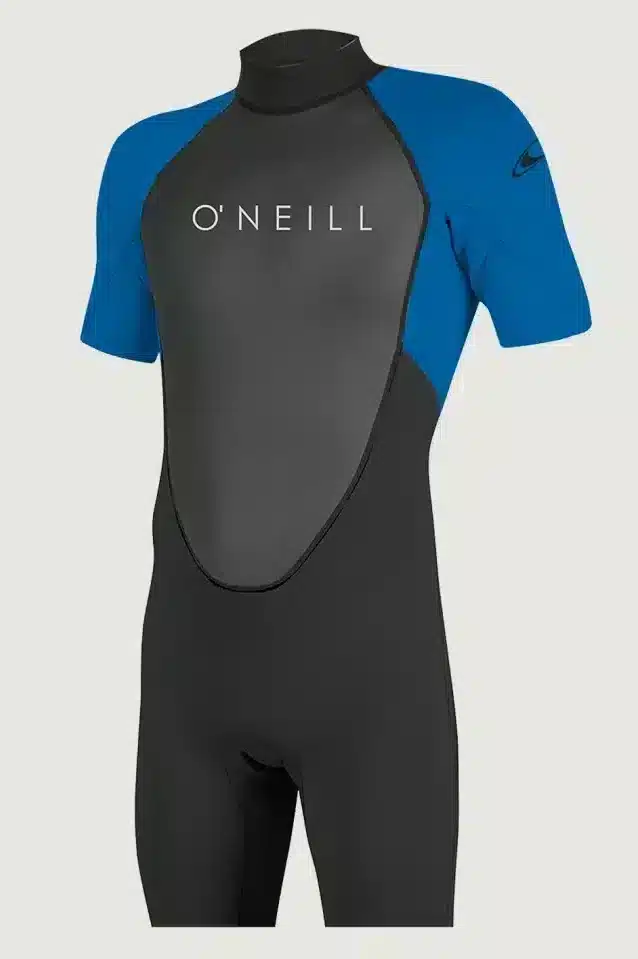 O'NEILL - Youth Reactor 2 2mm Back Zip S/S Springsuit - Blue - Premium wetsuit for ultimate comfort and performance.