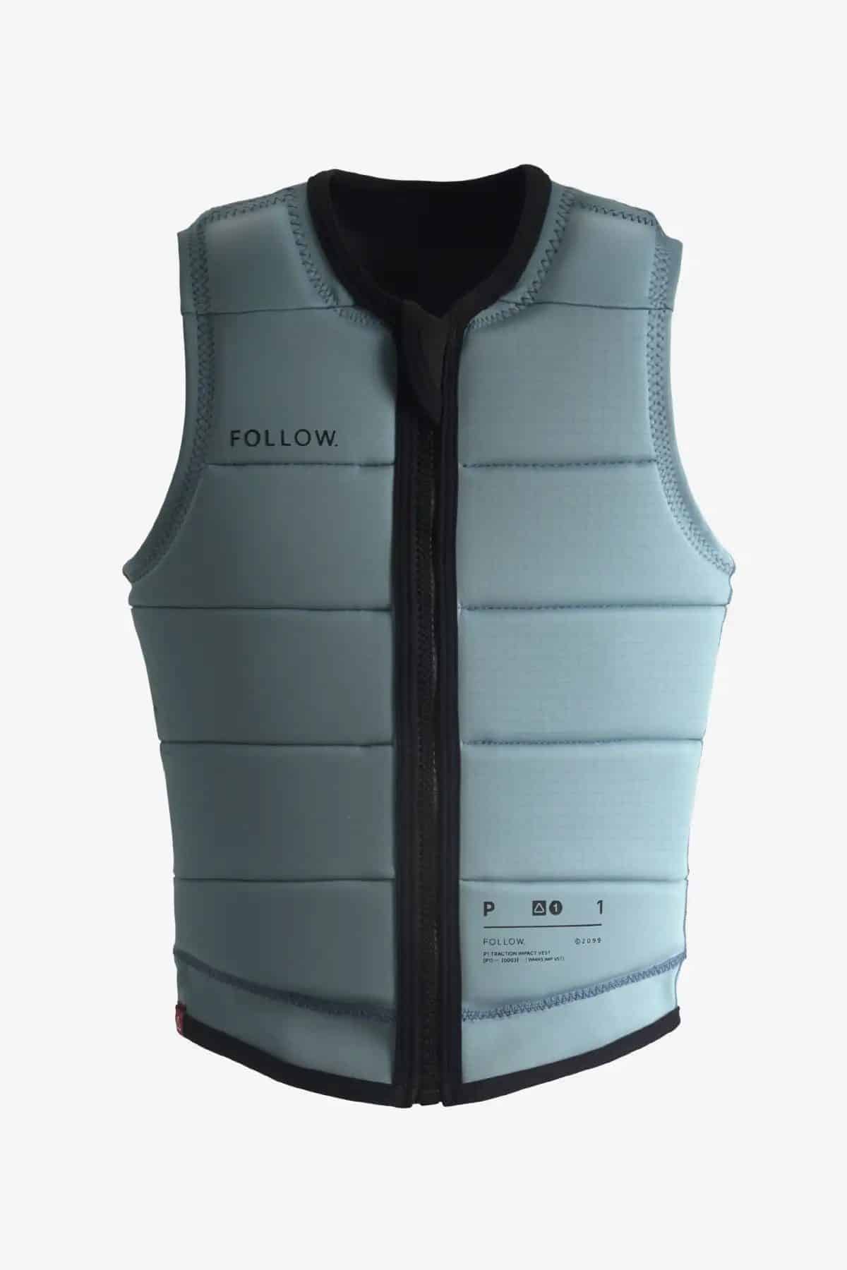 FOLLOW P1 Traction Womens Wake Impact Vest - Ocean6