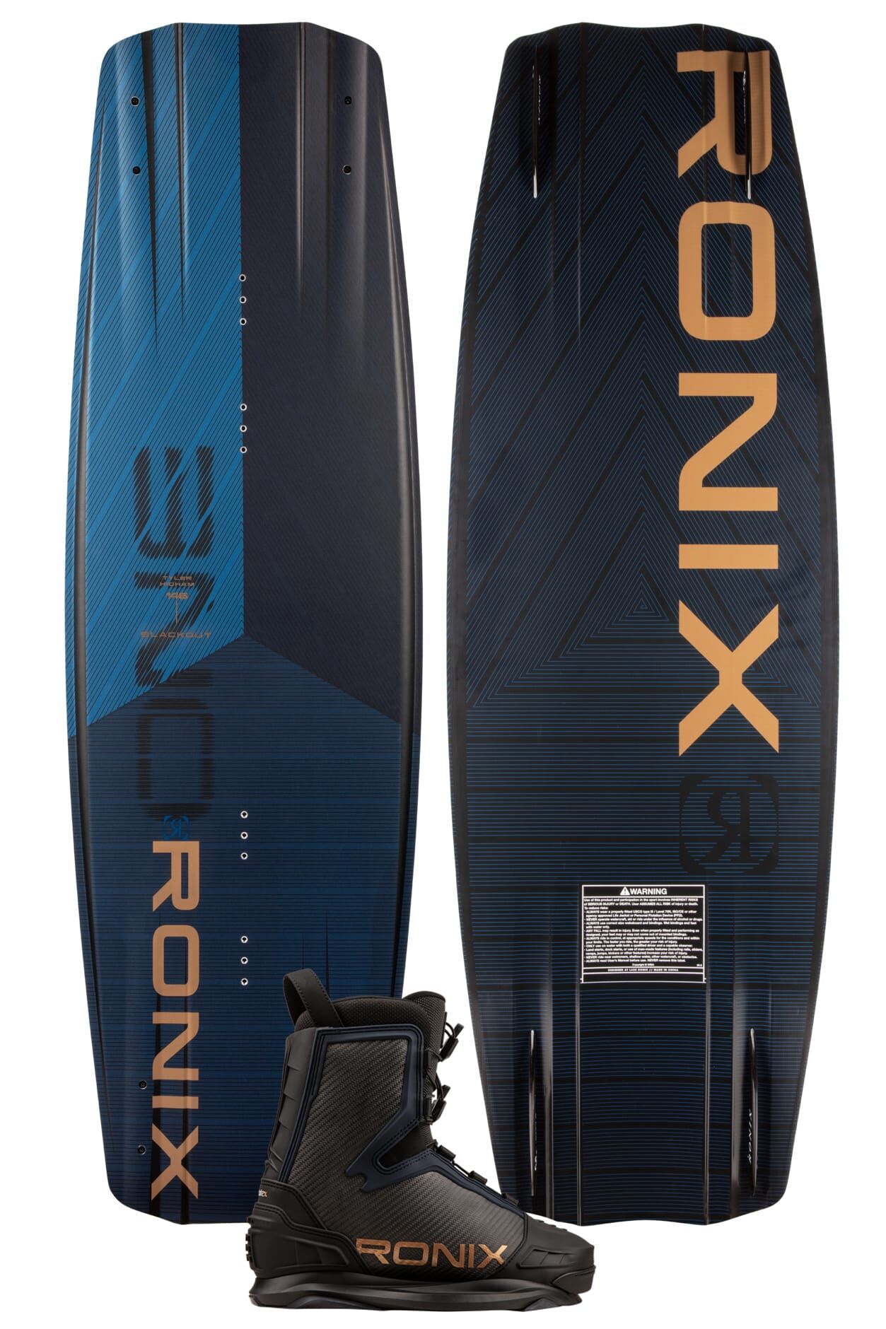 RONIX 2025 One Blackout W:One Carbitex Boat Wakeboard Package