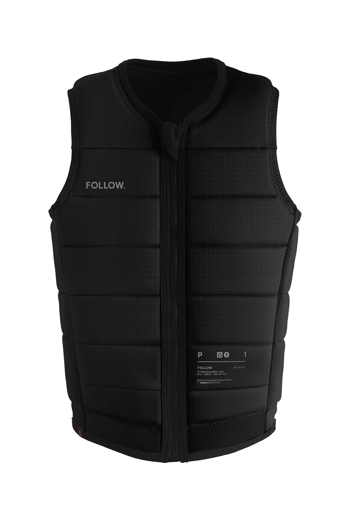 Follow P1 Traction Mens Wake Impact Vest Black7