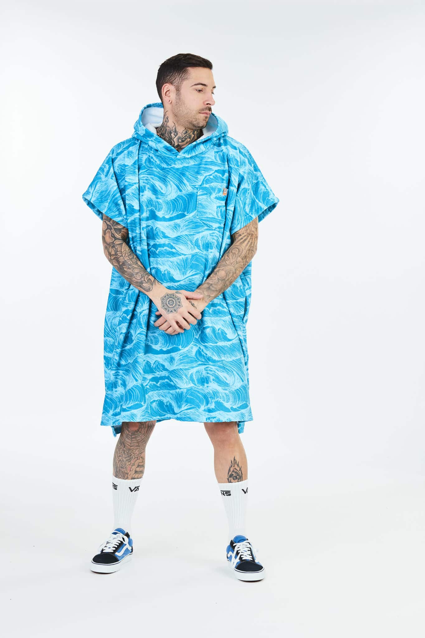 After Essentials Inline Series Poncho Ocean Blue After Essentials Inline Series Poncho Ocean Blue