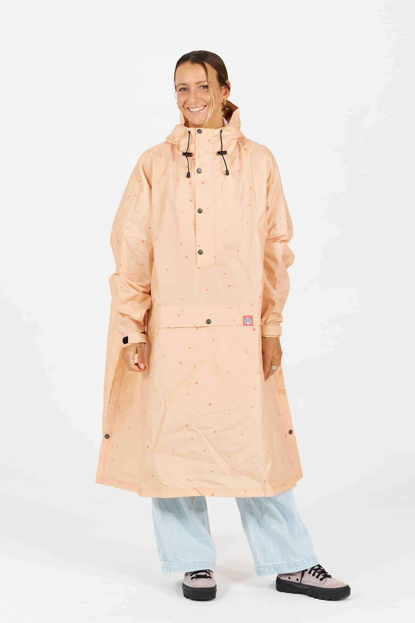After Essentials Rain Poncho Pink Polka Dots After Essentials Rain Poncho Pink Polka Dots