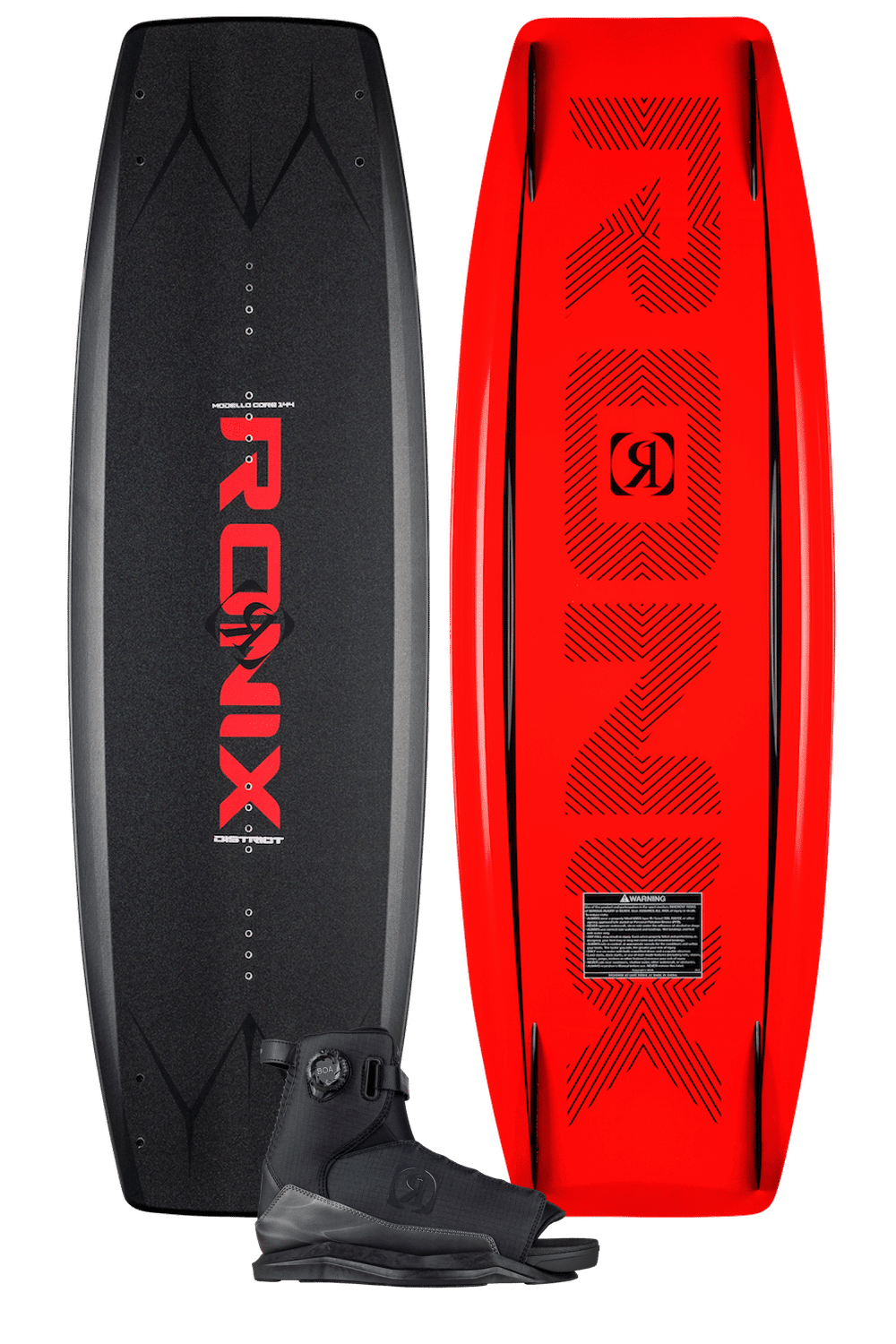 Ronix 2026 District Wanthem Boa 2.0 Low Cut Tech Boat Wakeboard Package Ronix 2026 District Wanthem Boa 2.0 Low Cut Tech Boat Wakeboard Package