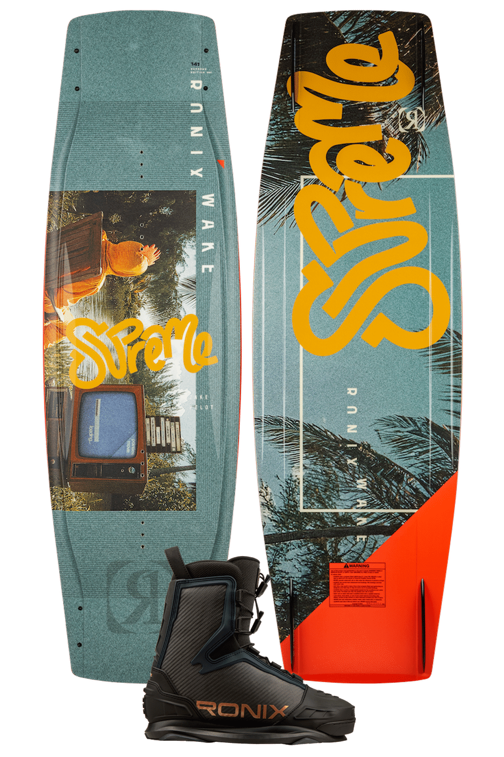Ronix 2026 Supreme Air Core 3 Wone Carbitex Boat Wakeboard Package Ronix 2026 Supreme Air Core 3 Wone Carbitex Boat Wakeboard Package