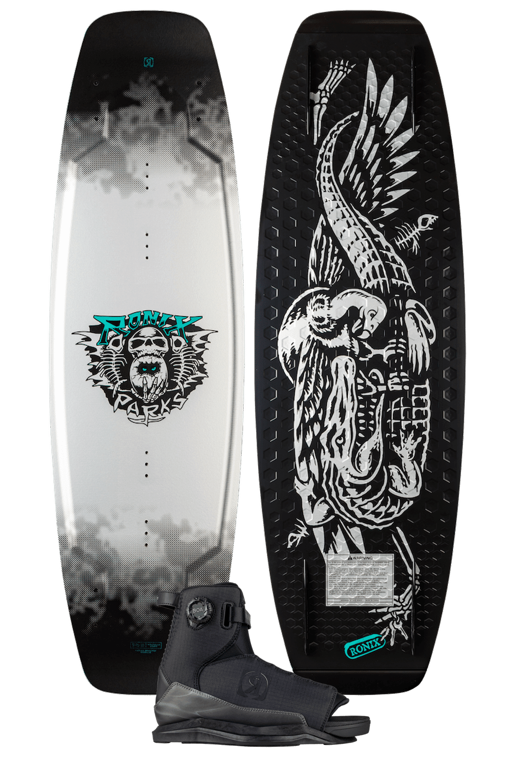 Ronix 2026 Parks Modello Wanthem Boa 2.0 Low Cut Tech Boat Wakeboard Package Ronix 2026 Parks Modello Wanthem Boa 2.0 Low Cut Tech Boat Wakeboard Package