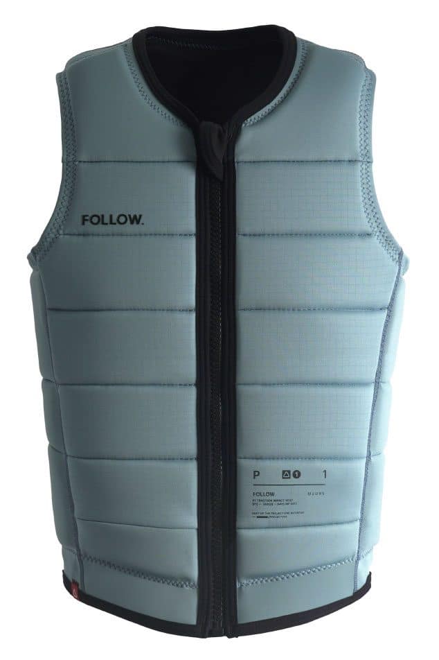 FOLLOW P1 Traction Mens Wake Impact Vest - Ocean-5