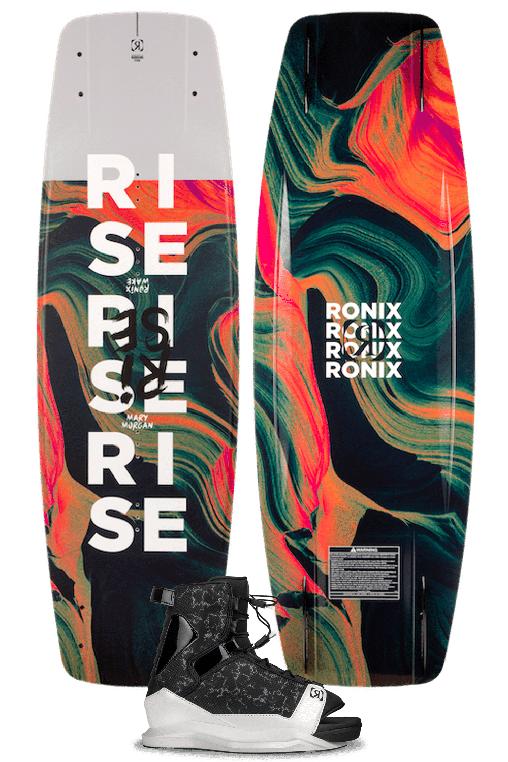 Ronix 2026 Rise Air Core 3 Whalo Bindings Women’s Boat Wakeboard Package Ronix 2026 Rise Air Core 3 Whalo Bindings Women’s Boat Wakeboard Package