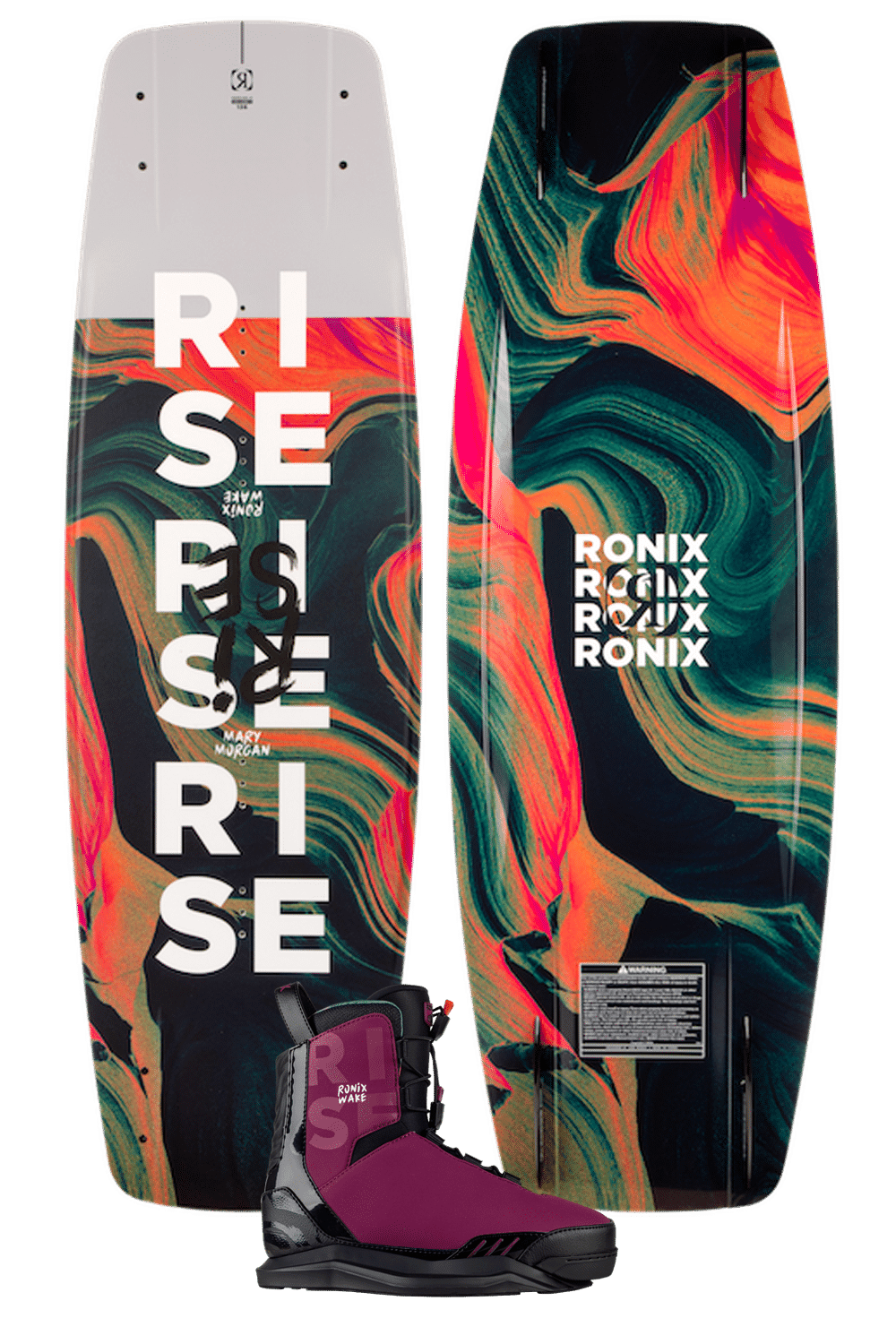 Ronix 2026 Rise Air Core 3 Wrise 2.0 High Cut Tech Women’s Boat Wakeboard Package Ronix 2026 Rise Air Core 3 Wrise 2.0 High Cut Tech Women’s Boat Wakeboard Package